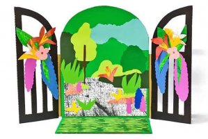 纸板能做什么手工：废物利用制作美丽花园(步骤图解)