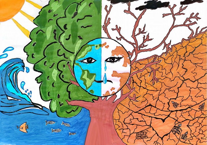 珍爱水资源保护母亲河主题手抄报图片