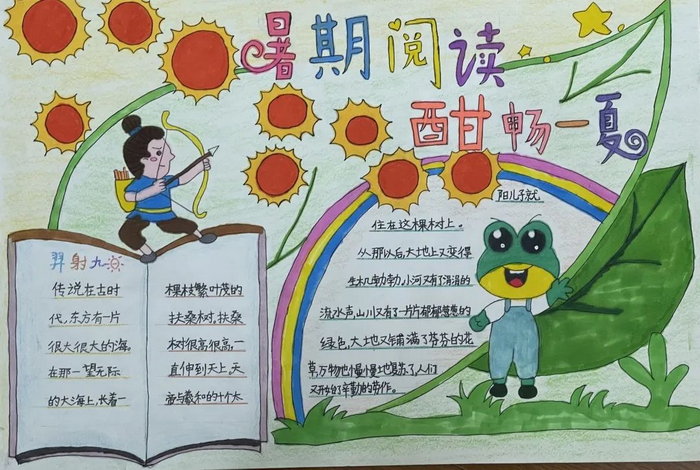 语文阅读小报简单又漂亮