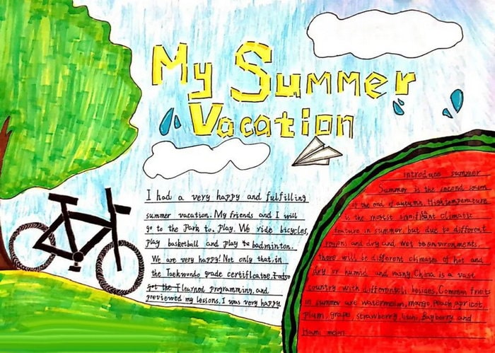 英语手抄报图片五年级