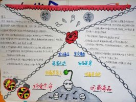 简单的远离毒品手抄报图片（精选6张）