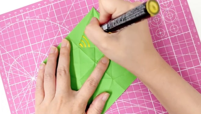 端午节手工折纸好看的粽子