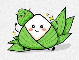端午节粽子简笔画图片教程可爱