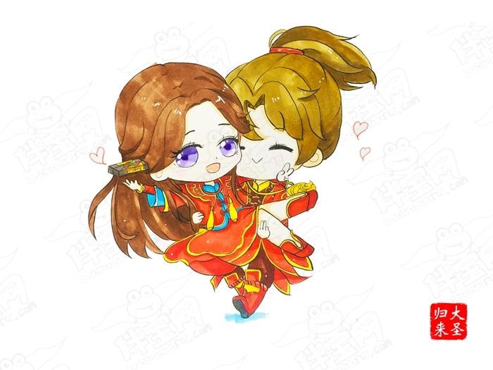 王者荣耀q版人物萌图