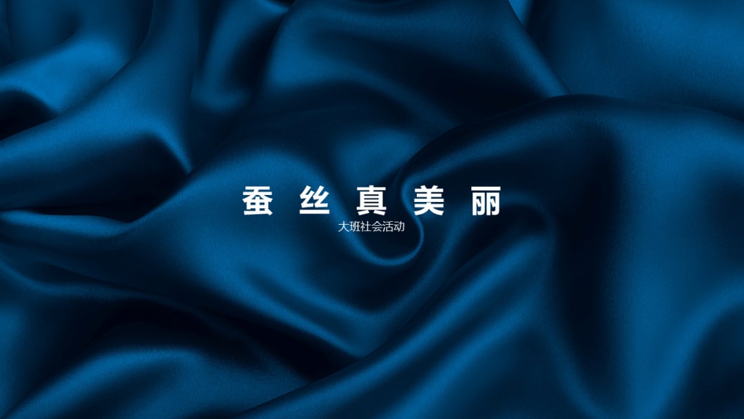 幼儿园大班社会教案：蚕丝真美丽