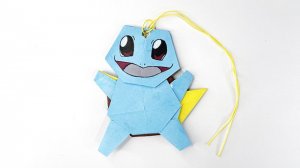 折纸杰尼龟书签的制作方法