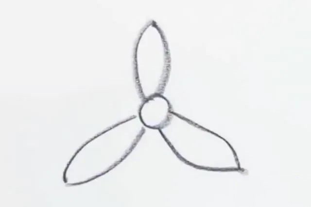 幼儿简笔画一步一步教小孩子画花瓣