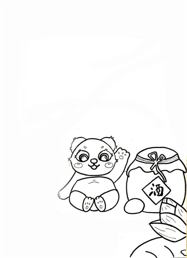 关于端午节的儿童画怎么画