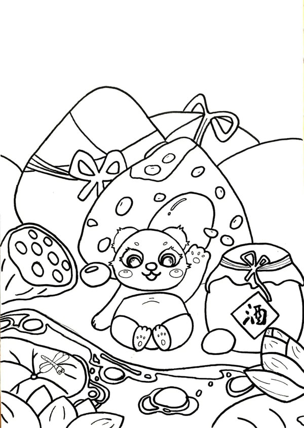 关于端午节的儿童画怎么画