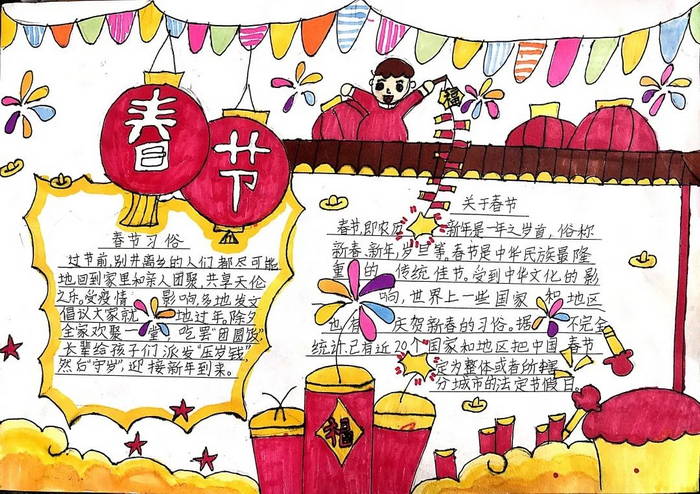 中华传统节日手抄报图片