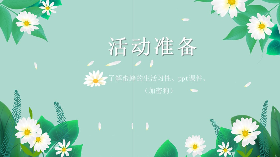 幼儿园中班音乐教案：可爱的小蜜蜂