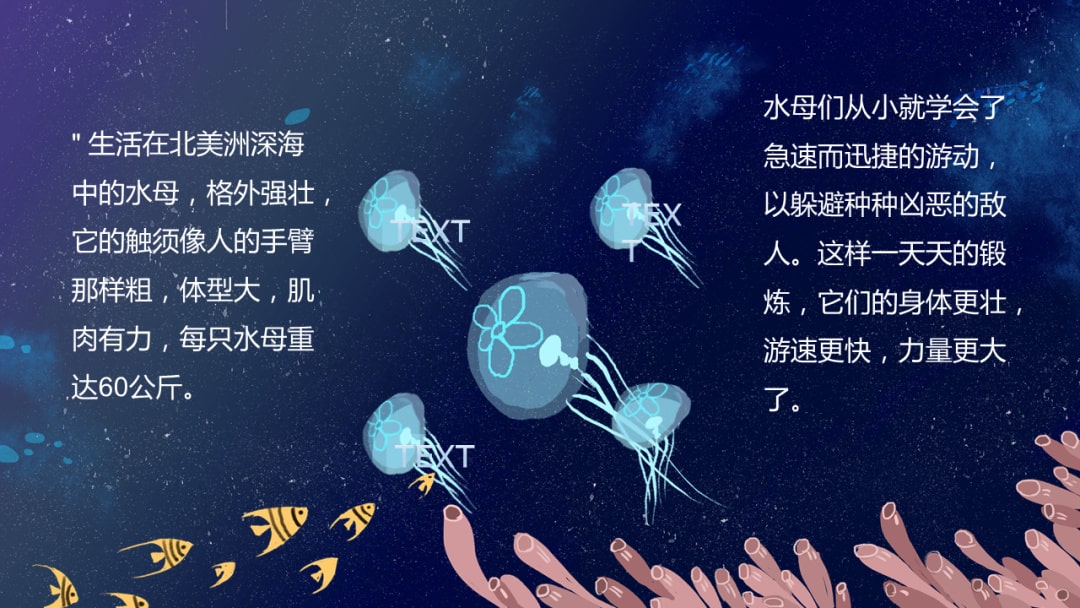 幼儿园​中班社会教案：水母好可怕