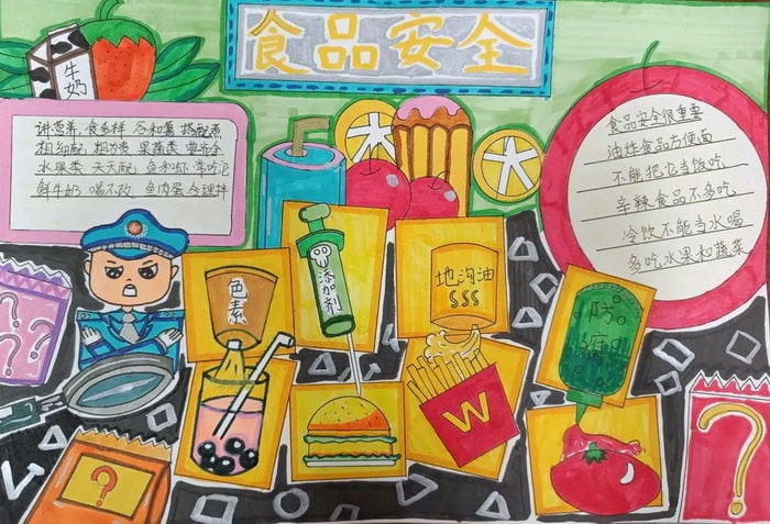 1～6年级安全教育手抄报图片及内容