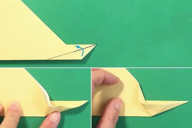 幼儿折纸手工简单：草帽的折叠方法