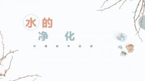 幼儿园中班科学教案：水的净化（含PPT课件图片）