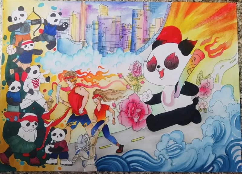 “爱成都 迎大运”儿童美术主题作品展示