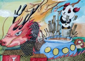 “爱成都 迎大运”儿童美术主题作品展示