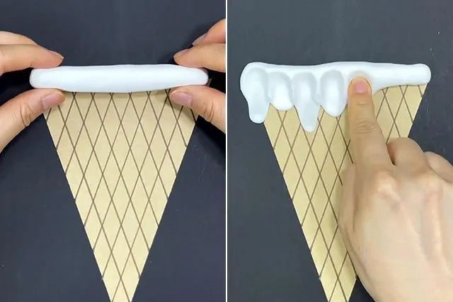 废物利用手工制作简单：立体冰淇淋(步骤图解)