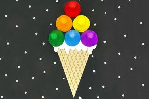 废物利用手工制作简单：立体冰淇淋(步骤图解