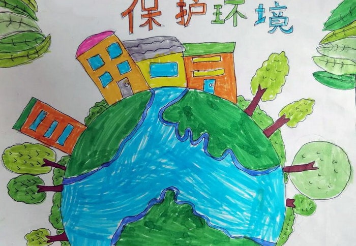 低碳生活环保手抄报图片