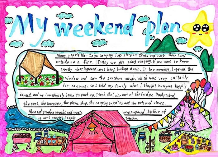 1～6年级英语手抄报