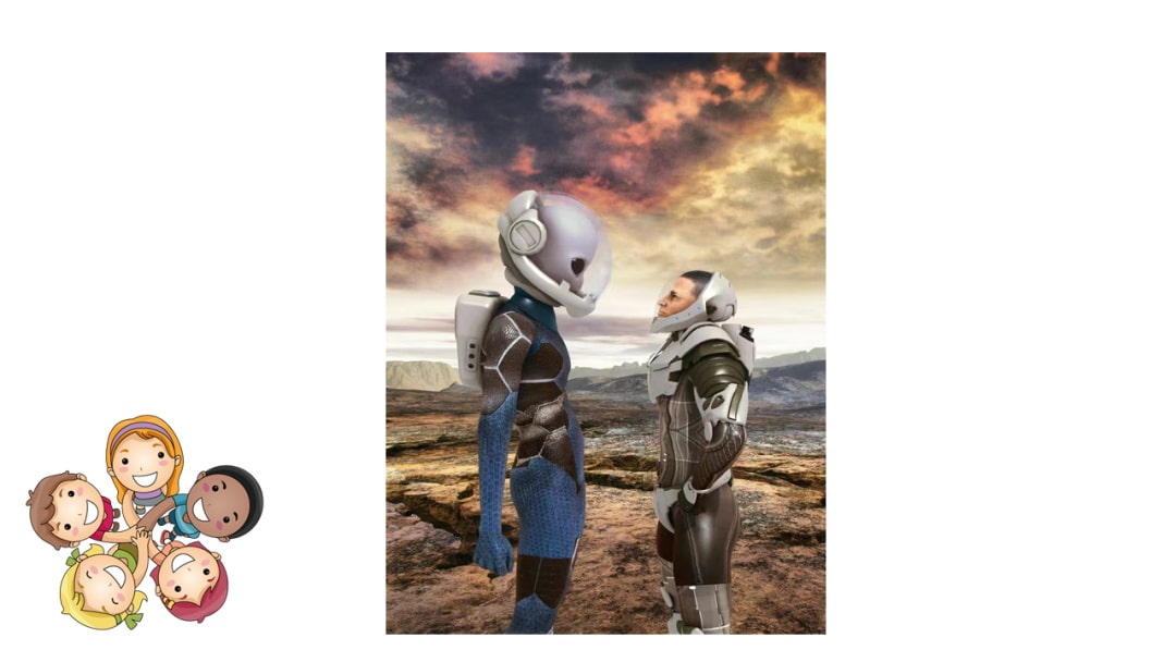 幼儿园幼小衔接美术教案：太空科学站