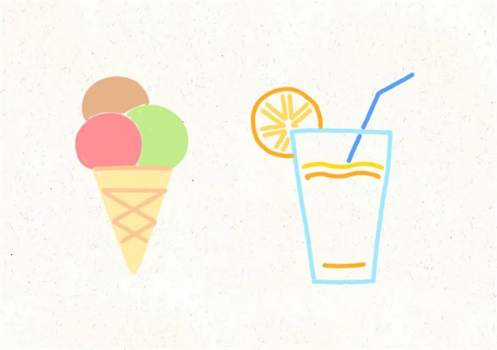 超容易画的夏日元素简笔画，包你学会不学废