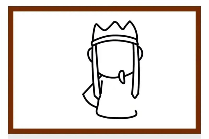 西游记唐僧卡通简笔画教程