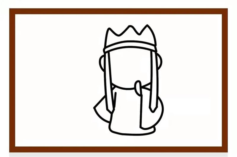 西游记唐僧卡通简笔画教程