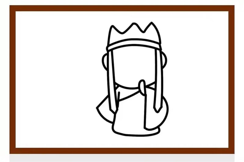 西游记唐僧卡通简笔画教程