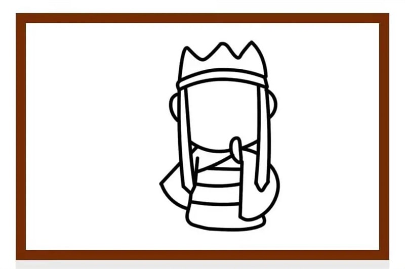 西游记唐僧卡通简笔画教程