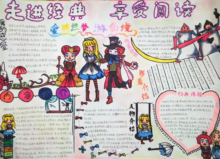 小学生好书推荐手抄报图片