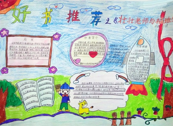 小学生好书推荐手抄报图片