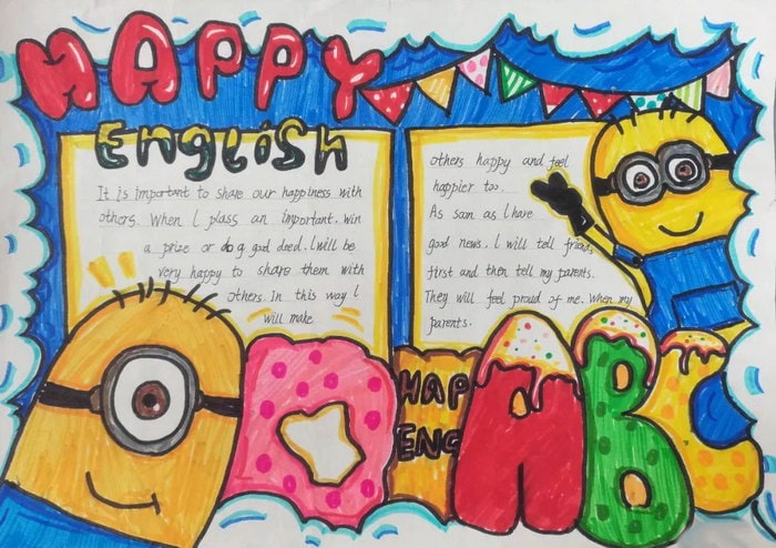 小学英语手抄报图片简单又漂亮