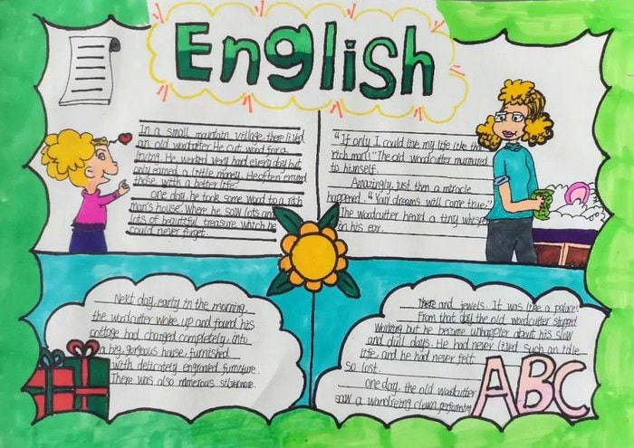 小学英语手抄报图片简单又漂亮