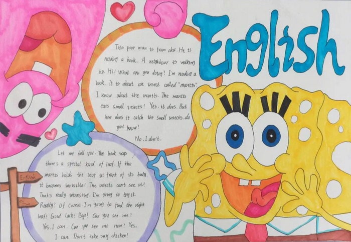 小学英语手抄报图片简单又漂亮