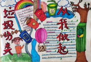 垃圾分类手抄报图片及内容简单又漂亮（精选1