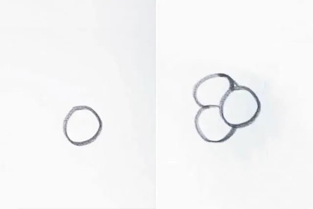 教小孩子一步一步画一串葡萄简笔画(步骤图解)