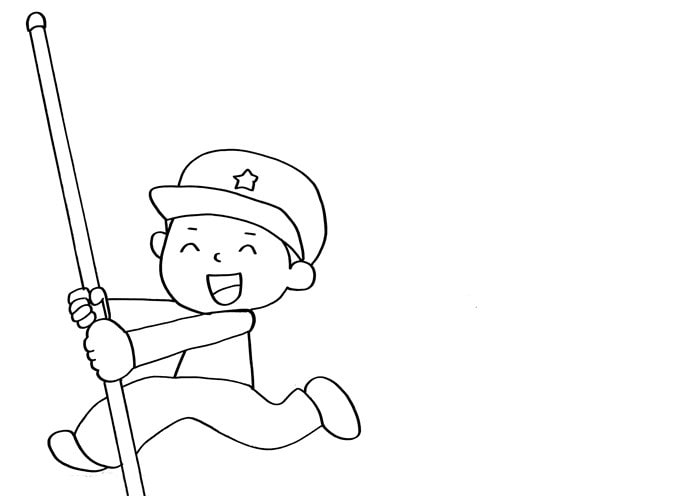 八一建军节手抄报模版图片简单又好看