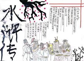 小学生水浒传手抄报图片及内容（精选9张）