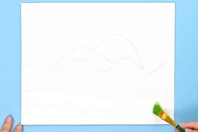 毛线粘贴画风景制作简单精美