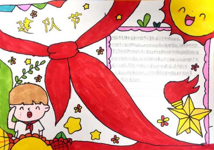 喜迎少代会手抄报一等奖