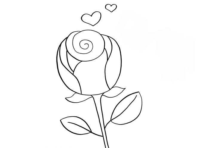 小学生七夕节手抄报教程图片带玫瑰花