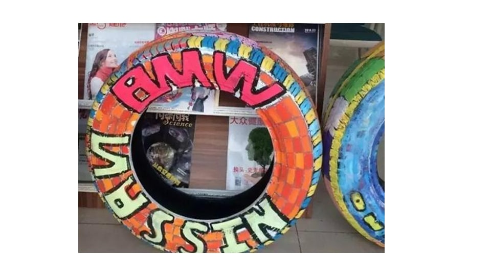 幼儿园中班美术教案：车轮滚滚