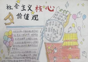 践行社会主义核心价值观手抄报图片（精选10张）