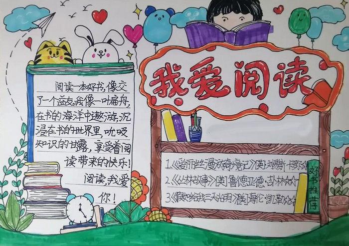 阅读小报的手抄报图片