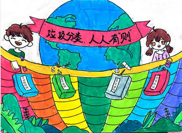三年级垃圾分类手抄报图片及内容