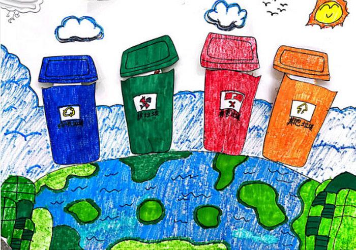 三年级垃圾分类手抄报图片及内容