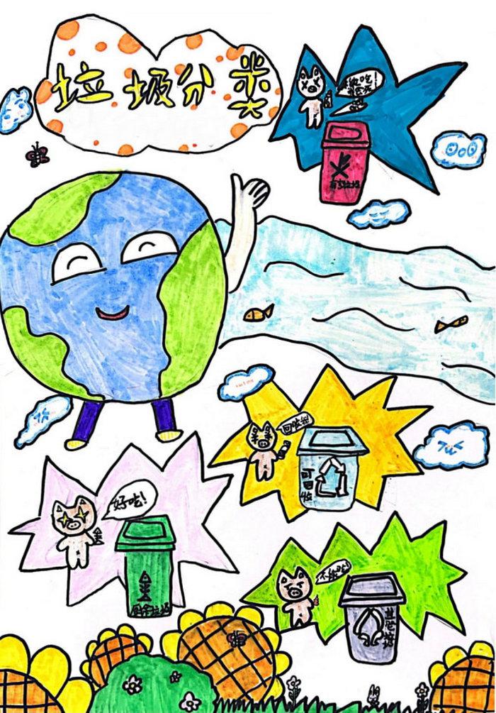 三年级垃圾分类手抄报图片及内容