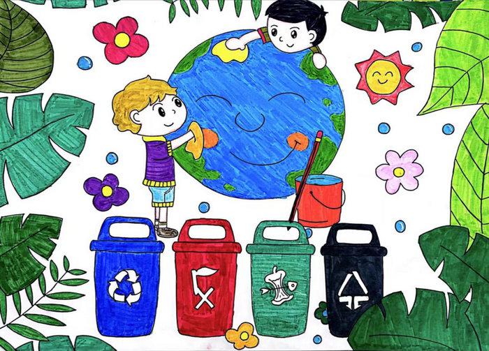 三年级垃圾分类手抄报图片及内容